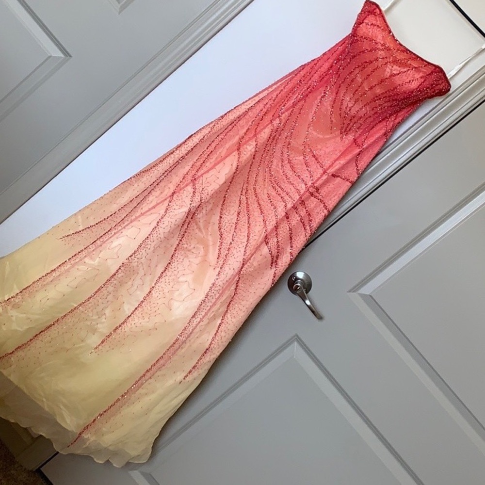 Beaded prom gown
